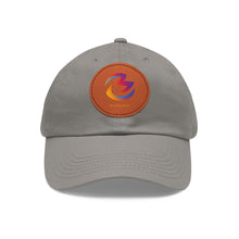 Load image into Gallery viewer, Dad Hat with Leather Patch *Round*
