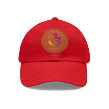 Load image into Gallery viewer, Dad Hat with Leather Patch *Round*
