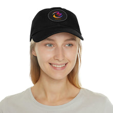 Load image into Gallery viewer, Dad Hat with Leather Patch *Round*
