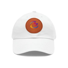 Load image into Gallery viewer, Dad Hat with Leather Patch *Round*
