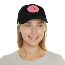 Load image into Gallery viewer, Dad Hat with Leather Patch *Round*
