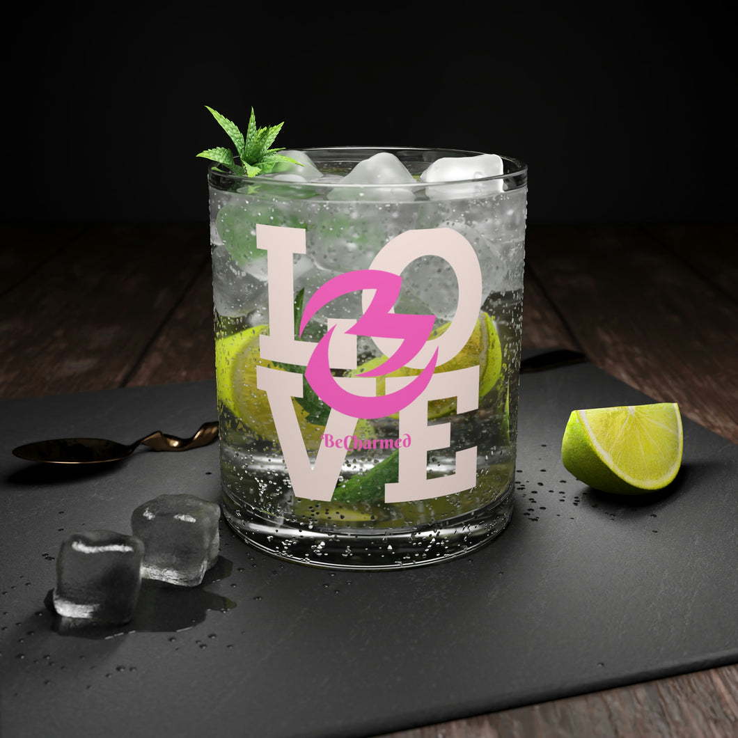 Love To Be-Charmed Bar Glass