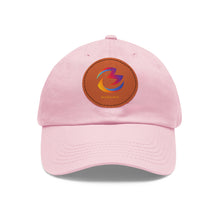 Load image into Gallery viewer, Dad Hat with Leather Patch *Round*
