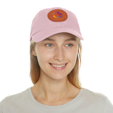 Load image into Gallery viewer, Dad Hat with Leather Patch *Round*
