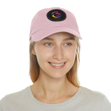 Load image into Gallery viewer, Dad Hat with Leather Patch *Round*
