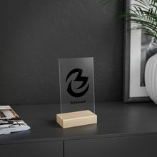 Load image into Gallery viewer, BeCharmed Acrylic Sign with Wooden Stand
