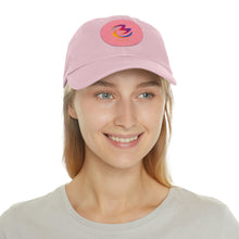 Load image into Gallery viewer, Dad Hat with Leather Patch *Round*
