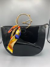 Load image into Gallery viewer, Black Semicircle Handbag Set
