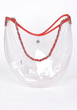 Load image into Gallery viewer, Quilted Clear Tote ( Red )

