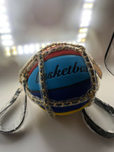 Load image into Gallery viewer, Multi Color Basketball Chain Strap Swing Bag
