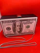 Load image into Gallery viewer, Hundred Dollar Bill Iconic Clutch Swing Bag
