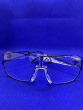 Load image into Gallery viewer, Hematite 80’s Square Clear Glasses
