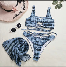 Load image into Gallery viewer, Show Me Your Charm Three Piece Bikini
