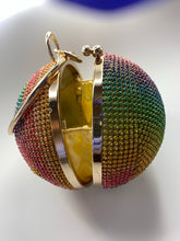 Load image into Gallery viewer, Mix Color Rhinestone Ball Pendant Clutch
