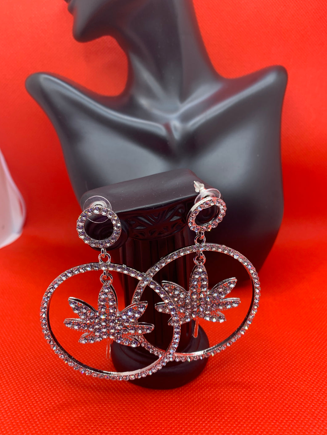 Weed Crystal Iconic Earrings