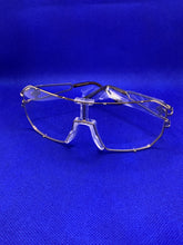 Load image into Gallery viewer, Hematite 80’s Square Clear Glasses
