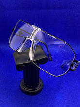 Load image into Gallery viewer, Hematite 80’s Square Clear Glasses
