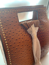 Load image into Gallery viewer, Brown Leather Fringe Handbag
