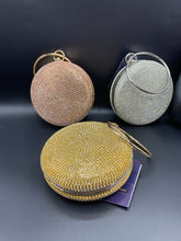 Load image into Gallery viewer, Rhinestone Circle Iconic Clutch

