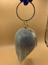 Load image into Gallery viewer, Crystal Fridge Rhinestone Pendant Clutch
